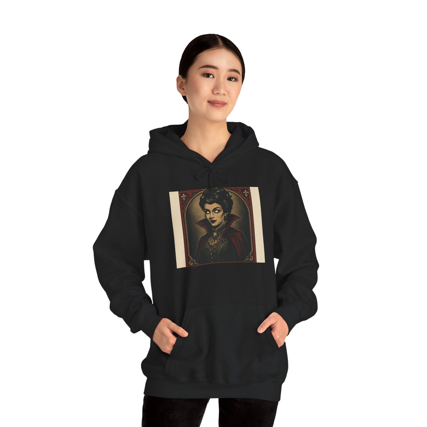 Vintage Vampire Hooded Sweatshirt