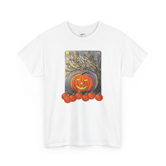 Jack-o'-Lantern Pumpkin T-Shirt | Halloween Pumpkin Patch Tee