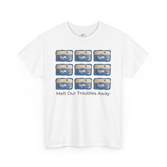Melt our troubles away - Resistance Heavy Cotton Tee, Political Clothing, USA Election Apparel, Patriotic T-Shirt