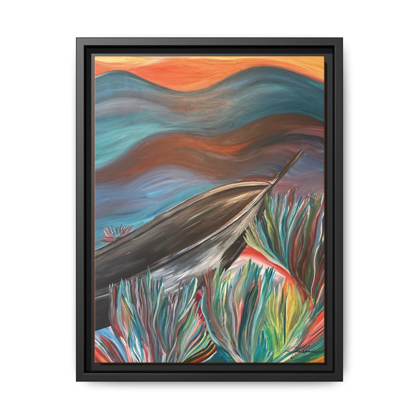 'Turn Your Pain Into Power' Canvas Print