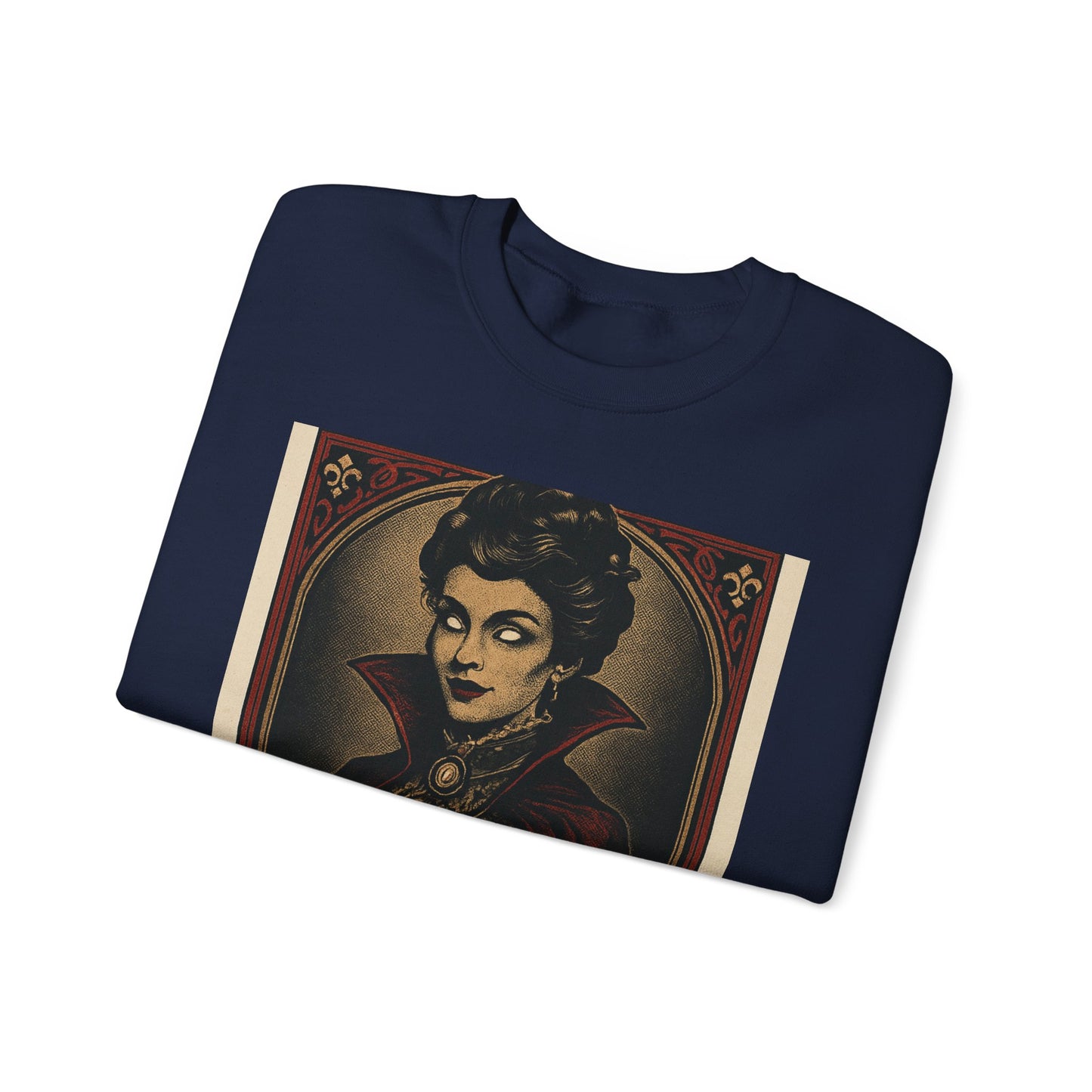 Vintage Style Spooky Vampire Crewneck Sweatshirt