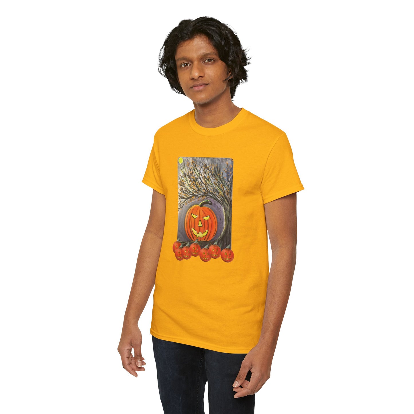 Jack-o'-Lantern Pumpkin T-Shirt | Halloween Pumpkin Patch Tee