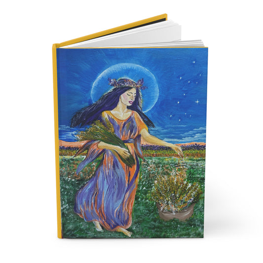 Hardcover Journal - Virgo Zodiac Sign