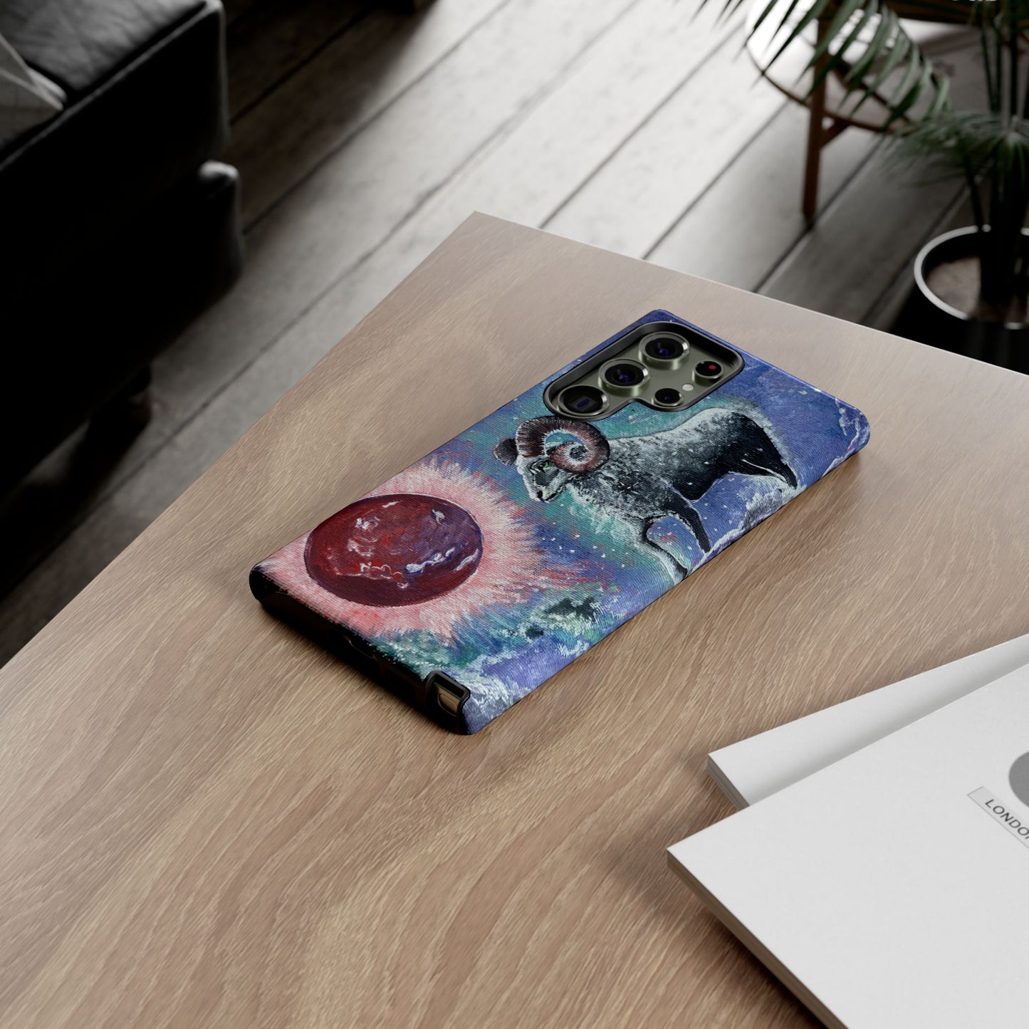 Tough Phone Case Aries Design by Dive Up