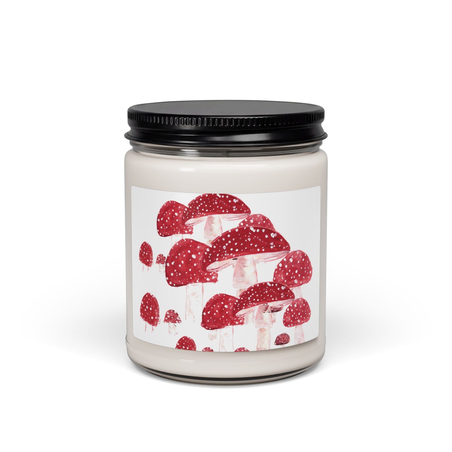 Red Speckled toadstool Mushrooms Soy Candle | 9oz