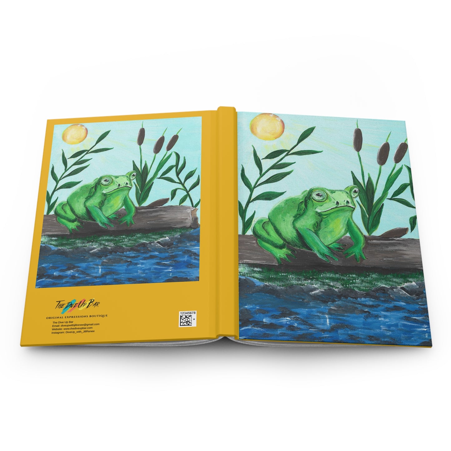 Hardcover Journal - Froggy