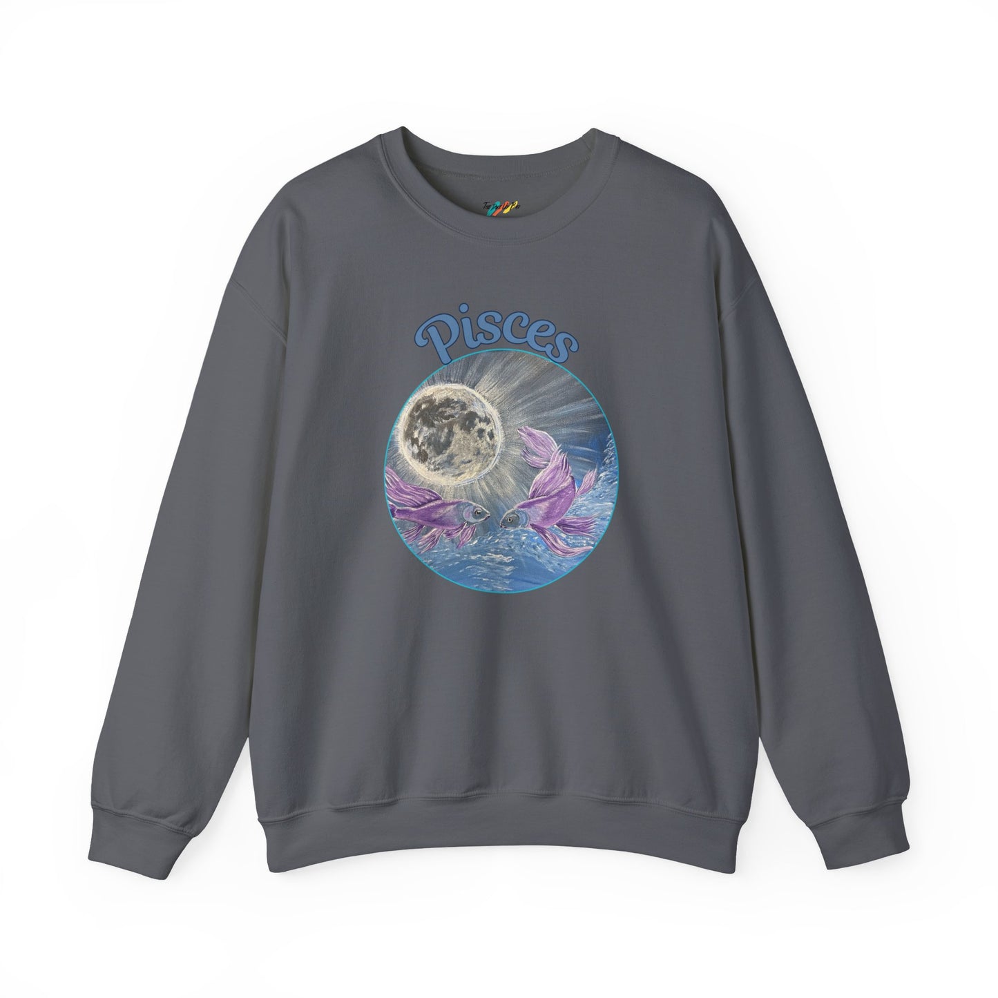Pisces Crewneck - Sweatshirt Inspirational and Colorful