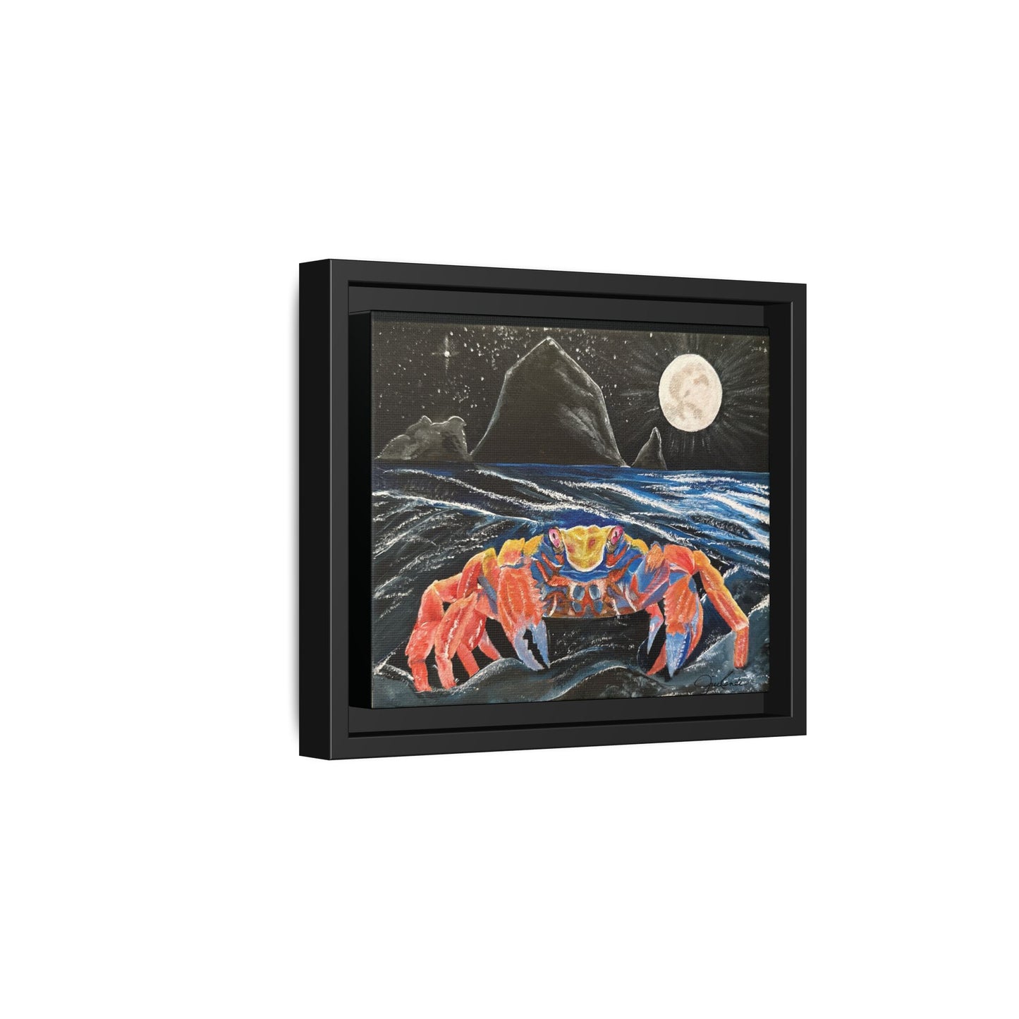 For the Love of Cancer - Zodiac inspired Framed Canvas Print