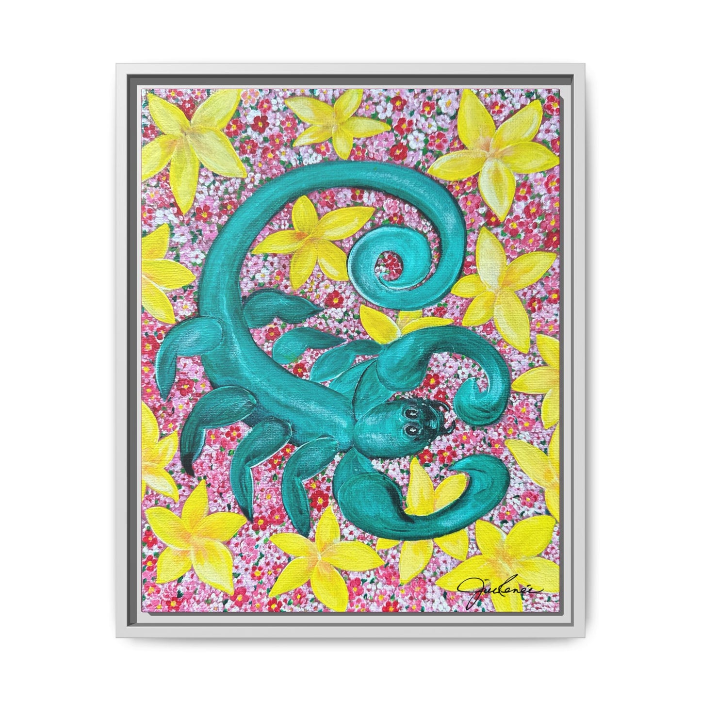 Canvas Print, Scorpio Framed Wall Art - Rebirth in Bloom, Astrology Home Decor, Scorpio Gift, Zodiac Sign Art, Truth and Transformation