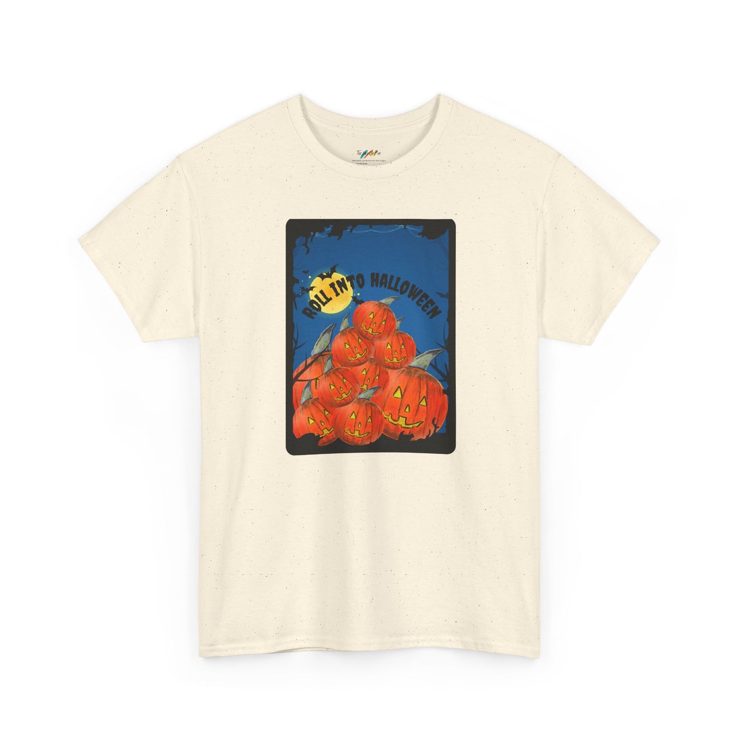Pumpkin Pile T-Shirt | Halloween Jack-o'-Lantern Illustration
