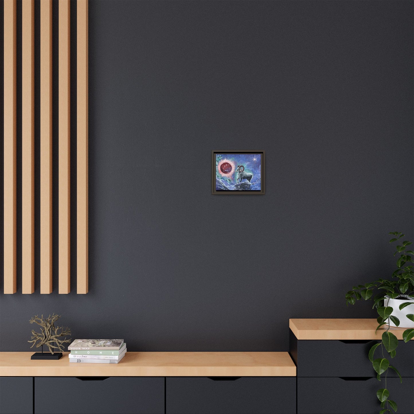 'Aries Ascending' Framed Canvas Print