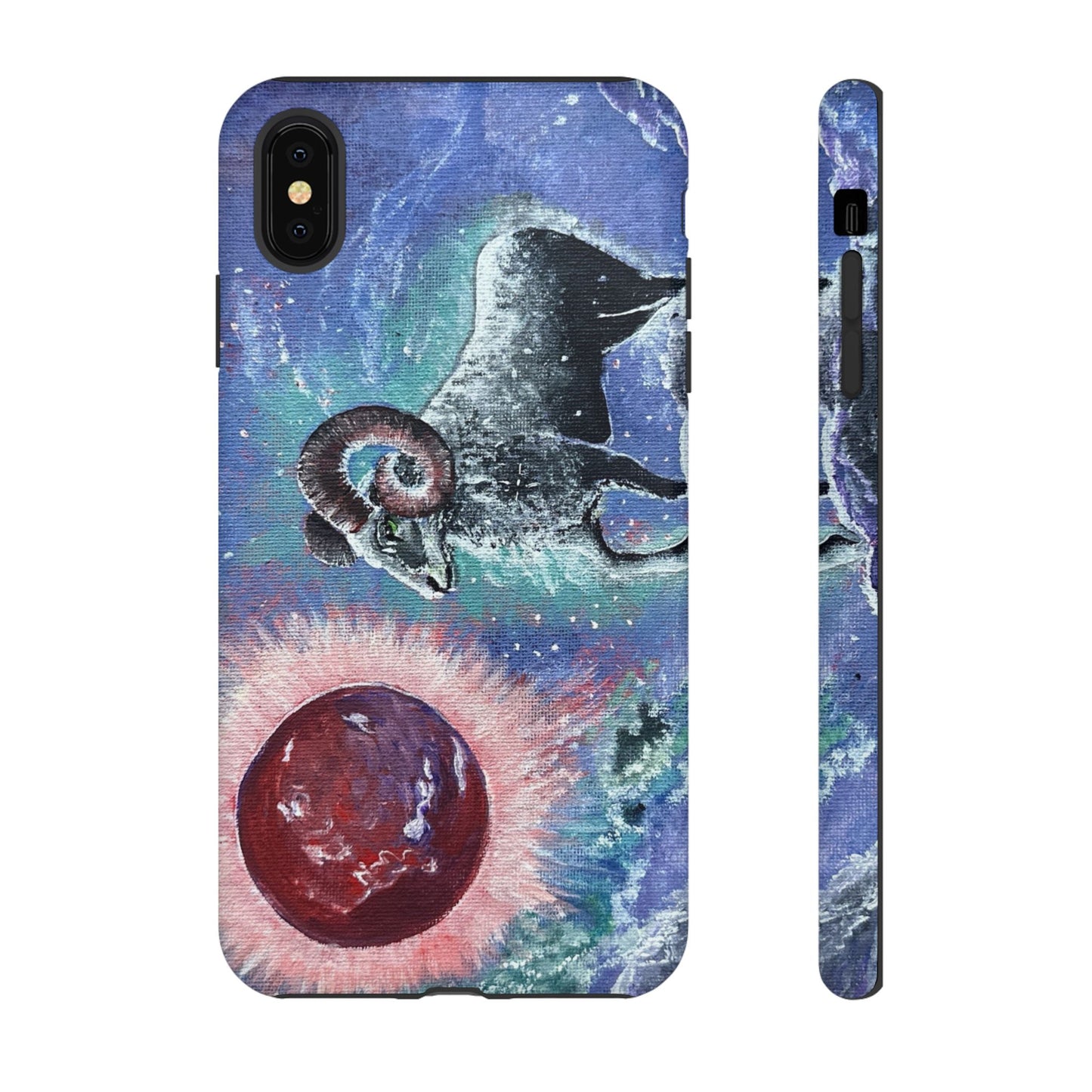Tough Phone Case Aries Design by Dive Up