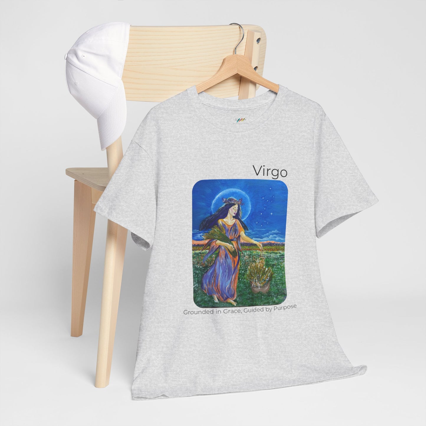 Virgo T Shirt - Guided by Grace, Grounded in Purpose