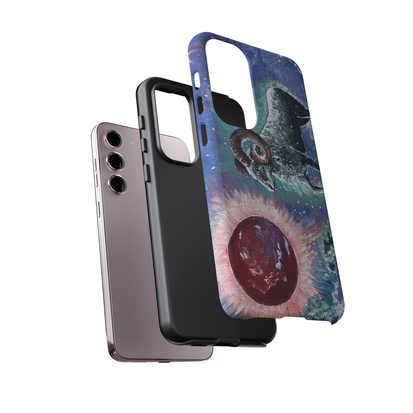 Tough Phone Case Aries Design by Dive Up