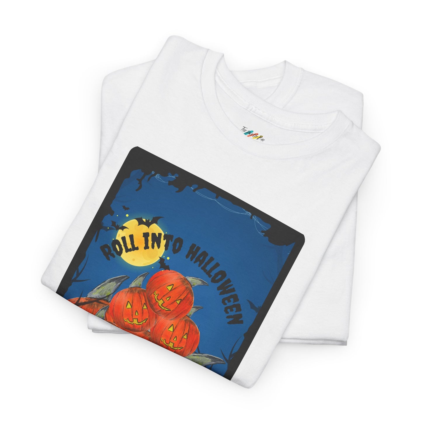 Pumpkin Pile T-Shirt | Halloween Jack-o'-Lantern Illustration