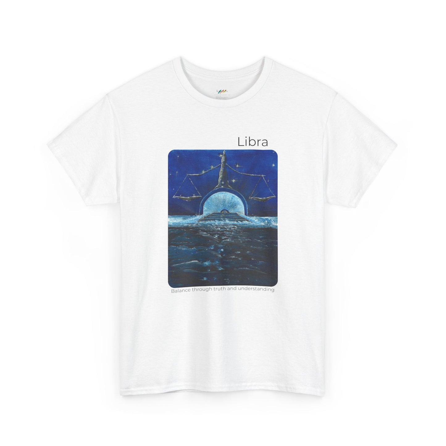 Libra T-Shirt, Balance through truth and understanding, Zodiac Tee, Horoscope Shirt, Astrology Gift, Birthday Present, Unisex Cotton Top