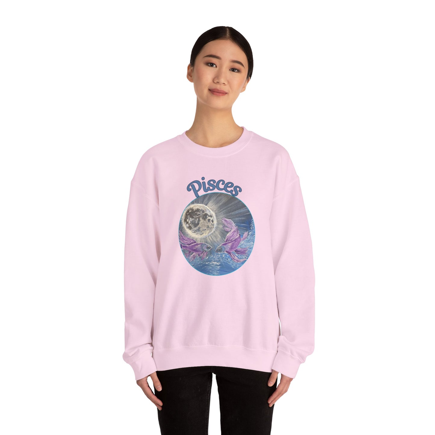 Pisces Crewneck - Sweatshirt Inspirational and Colorful