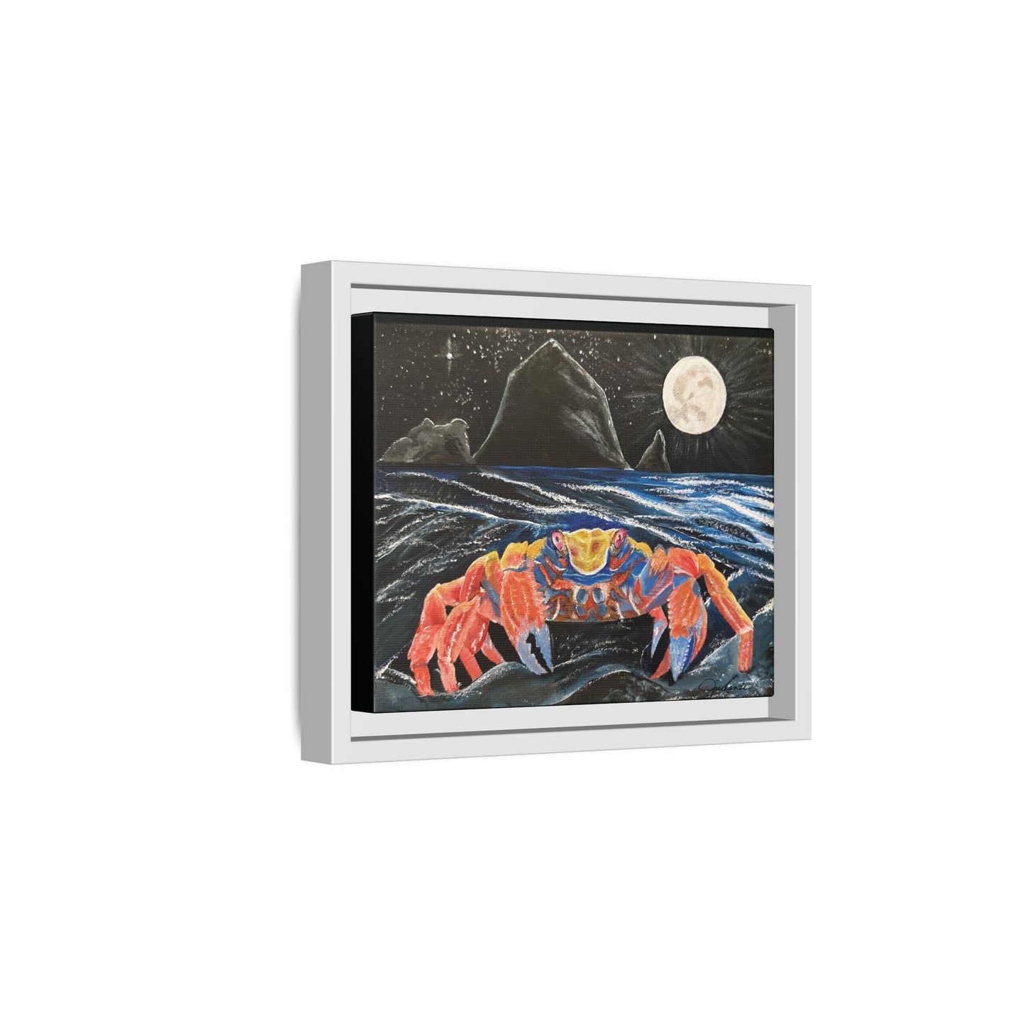 For the Love of Cancer - Zodiac inspired Framed Canvas Print