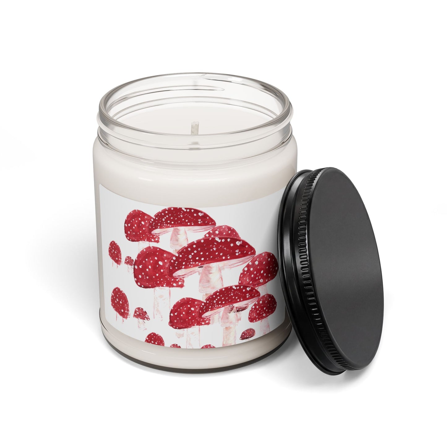 Red Speckled toadstool Mushrooms Soy Candle | 9oz