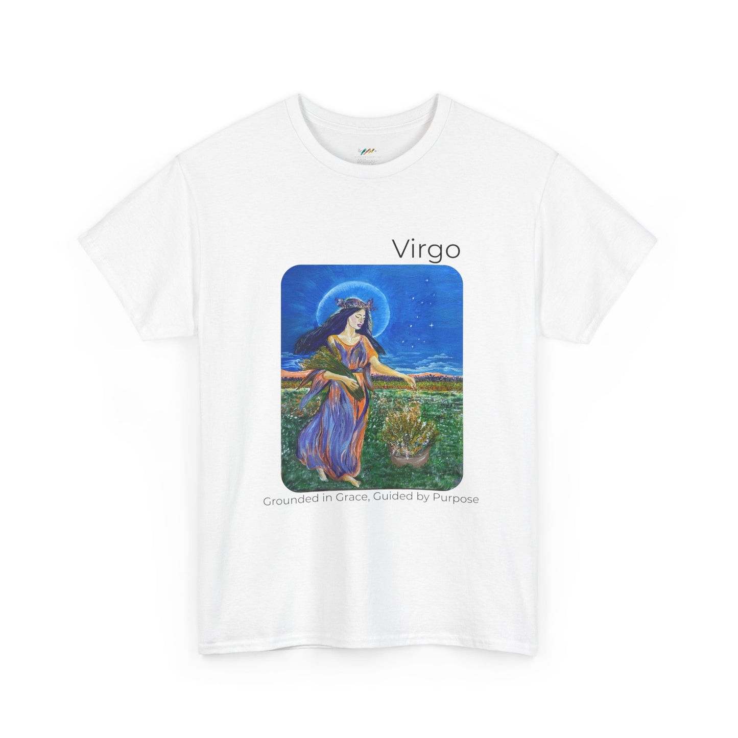 Virgo T Shirt - Guided by Grace, Grounded in Purpose